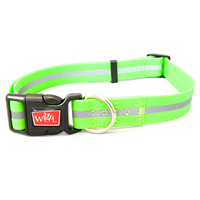 Wigzi Waterproof Adjustable Collars Green  I016528b