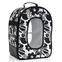 A&E Cage Company The Voyager Soft Sided Travel Carrier Black I016631b