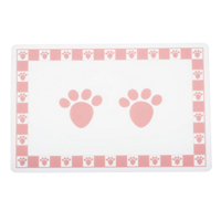 PetRageous Pet Paws Placemat Pink I016741
