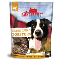 Superior Farms Bark & Harvest Lamb Lung Toasters Dog Treats 2.5 oz I016915
