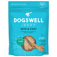 Dogswell Skin & Coat Lamb Jerky Dog Treats 10 oz I016970