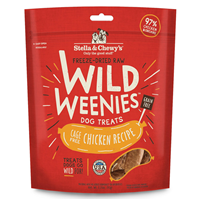Stella & Chewy’s Wild Weenies Cage-Free Chicken Recipe Dog Treats 3.25 oz  I017036