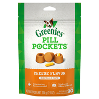 Greenies Pill Pocket for Dogs Cheese Flavor for Capsules 7.9 oz. I017062