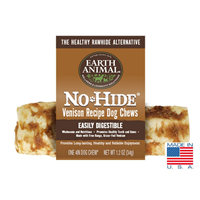 Earth Animal No Hide Venison Recipe Dog Chew   I017143b