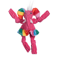 HuggleHounds Rainbow Elephant Knottie  I017150b