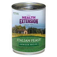 Holistic Health Extension Grain Free Italian Feast Venison Recipe Dog Food 12.5 oz  I017237