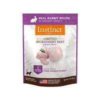 Nature’s Variety Instinct Limited Ingredient Diet Real Rabbit in Savory Gravy for Cats 3 oz I017290