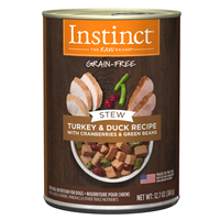 12.7oz NV Instinct Stews Tk&Dk Turkey & Duck Dog I017309