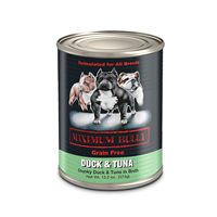 Maximum Bully Grain Free Duck & Tuna Canned Dog Food 13.2 oz. I017736