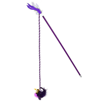 OurPets RealBird Purple Wand Teaser  I017832