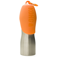 KONG H2O Stainless Steel Dog Water Bottle Orange 25 oz. I018202