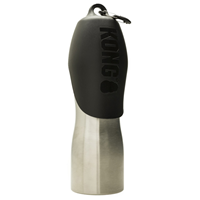 KONG H2O Stainless Steel Dog Water Bottle Black 25 oz. I018205