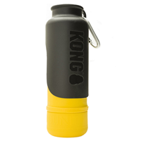 KONG H2O Stainless Steel Insulated Dog Water Bottle Yellow 25 oz. I018207