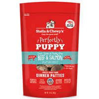 Stella & Chewy&lsquo;s Perfectly Puppy Beef & Salmon Freeze Dried Raw Dinner Patties 14 oz.  I018215
