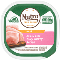 Nutro Grain Free Juicy Turkey Recipe Pate Adult Dog Food 3.5 oz I018409