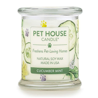 One Fur All Pet House Candle Cucumber Mint 8.5 oz I018538