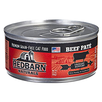 Redbarn Naturals Grain-Free Cat Food Beef Pate for Urinary Support 5.5 oz. I018733