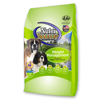 NutriSource Weight Management Chicken & Chicken Meal Formula Dog Food  I018762b