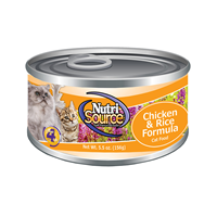 NutriSource Chicken & Rice Formula Cat Food 5.5 oz I018802