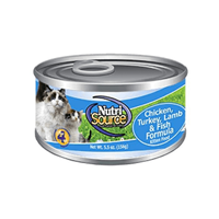 NutriSource Chicken, Turkey, Lamb & Fish Formula Kitten Food 5.5 oz I018804