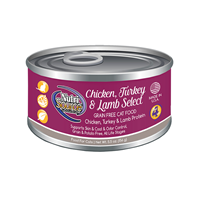 NutriSource Chicken, Turkey & Lamb Select Grain Free Cat Food 5.5 oz I018814