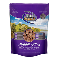 NutriSource Rabbit Bites Grain Free Dog Treats 6 oz I018820
