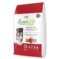 PureVita Beef & Red Lentils Grain Free Entrée Dog Food  I018831b