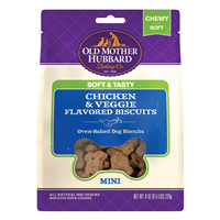 Old Mother Hubbard Soft & Tasty Chicken & Veggie Mini Dog Treats 8 oz I019291