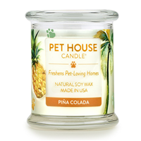 One Fur All Pet House Candle Jar Pina Colada 8.5 oz I019369