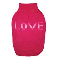 Ethical Products Fashion Pet True LOVE Sweater Pink I019466b