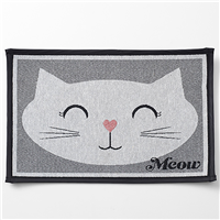 Petrageous Designs Sleepy Kitty Tapestry Mat 19 in x 13 in  I019520