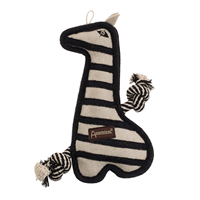 Aussie Naturals Tuff Mutts Zebra Dog Toy I019736