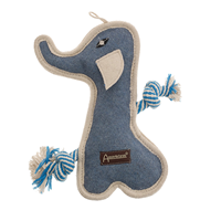 Aussie Naturals Tuff Mutt Elephant Dog Toy I019737