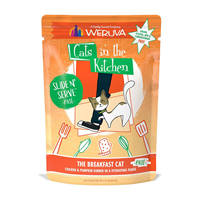 WERUVA The Breakfast Cat Chicken & Pumpkin Dinner Pate Cat Food 3 oz  I020028