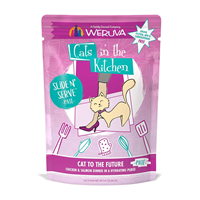 WERUVA Cat to The Future Chicken & Salmon Dinner Pate Cat Food 3 oz  I020029