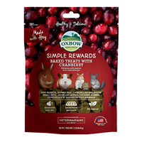 Oxbow  Simple Rewards Baked Treats with Cranberry 3 oz. I020183