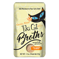 Tiki Cat Grain Free Broths Chicken Pouch 1.3 oz. I020265