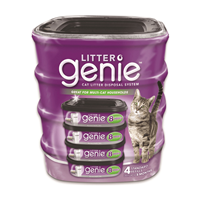 Litter Genie Cat Litter Disposal System Standard Refill 4 pk I020548