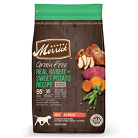 Merrick Grain Free Real Rabbit + Sweet Potato Recipe Dry Dog Food 22 lbs. I020575