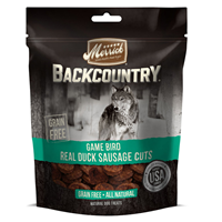 Merrick Backcountry Game Bird Grain Free Real Duck Sausage Cuts Dog Treats