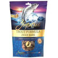 Zignature Trout Formula Ziggy Bars Treat for Dogs 12 oz. I020881