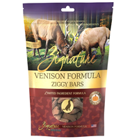Zignature Venison Formula Ziggy Bars Treat for Dogs 12 oz. I020883