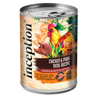 Inception Chicken & Pork Meal Recipe Canned Dog Food 13 oz.  I021431