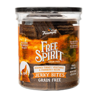 Triumph Free Spirit Grain Free Turkey, Vegetable & Cranberry Recipe Jerky Bites 20 oz.