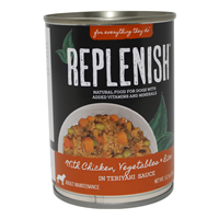 Replenish Chicken, Vegetables & Rice in Teriyaki Sauce Canned Dog Food 13.2 oz. I021521