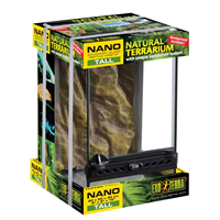 Exo Terra NANO Natural Terrarium Tall 8"X 8"X 12" 13206