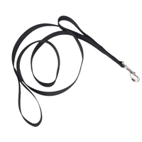 Coastal Loops2 Black Double Handle Dog Leash 1" X 4&lsquo; 27941