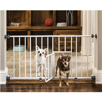 Carlson Pet Products Mini Gate with Pet Door  80068