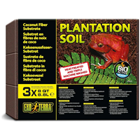 Exo Terra Plantation Soil Tropical Terrarium Substrate 3pk 9044