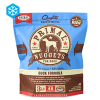 Primal Wholesome Raw Nuggets for Dogs Duck Formula 3 lb. 922506